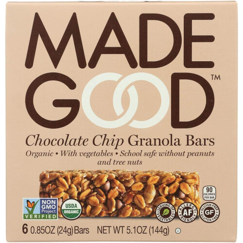 Made Good Chocolate Chip Granola Bar - 6 Count