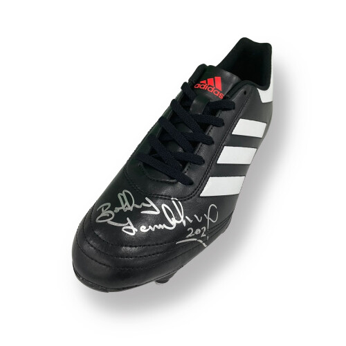 Bobby Tambling Signed Football Boot. Display Case 2