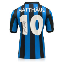 Lothar Matthäus Signed Inter Milan 1990 Home Football Shirt