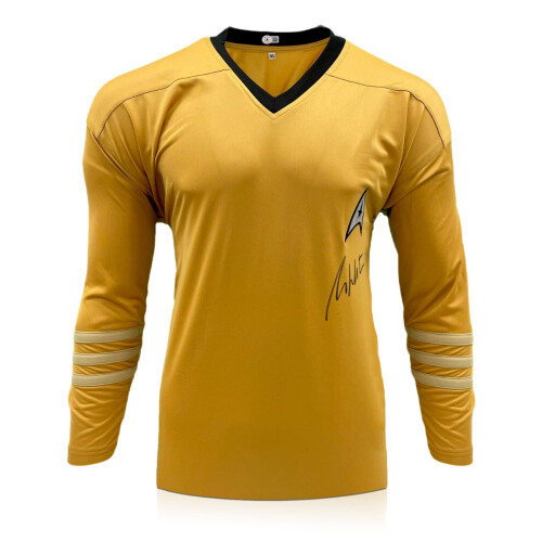 William Shatner Signed Star Trek Jersey. Superior Frame 2