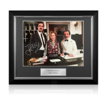 John Cleese Signed Fawlty Towers Photo. Deluxe Frame