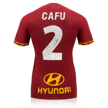 Cafu Signed AS Roma 2019-20 Match Issue Football Shirt