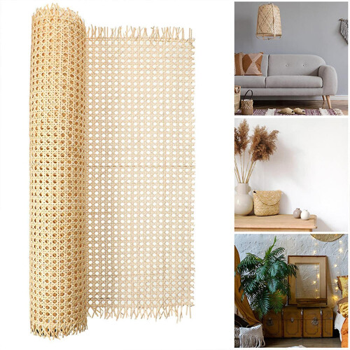 1 Roll Imitation-Rattan Net Decorative Caning Projects Making Simulation Rattan-Webbing Ribbon 2