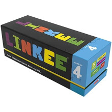 IDEAL LINKEE trivia game: Four little questions, with one big link Family Games For 2-30 Players Ages 12+