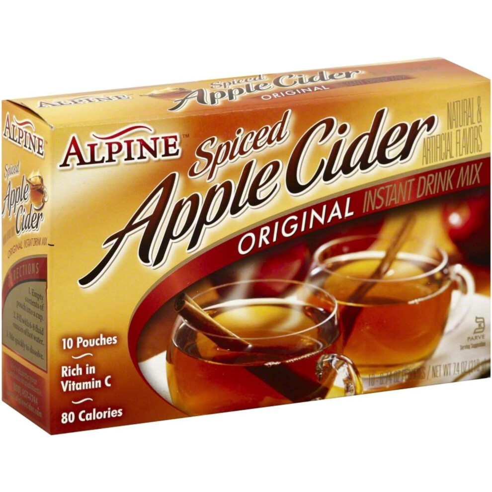 Alpine Spiced Apple Cider Original Instant Drink Mix - 10 Sachet