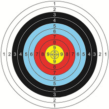 30 Pieces Archery Target Area Archery-shooting-paper-target Square-archery-exercise Paper-archery Accessories (40 X 40 Cm)