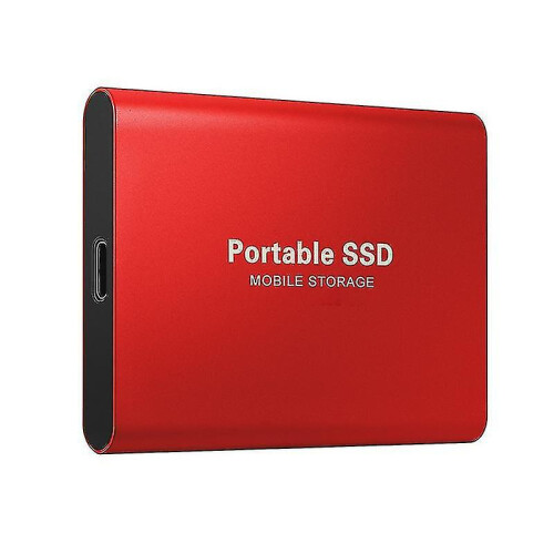(red, 14TB) Portable Ssd External Hard Drive For Laptop Desktop(1pcs)
