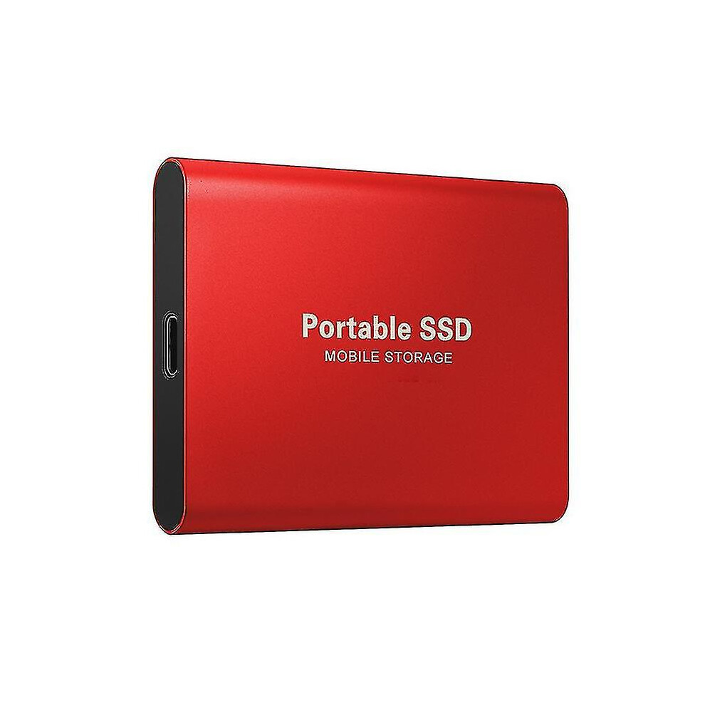 (, 16Tb) Portable Ssd External Hard Drive For Laptop Desktop(1Pcs) Red