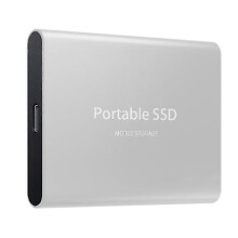 (sliver, 12TB) Portable Ssd External Hard Drive For Laptop Desktop(1pcs)