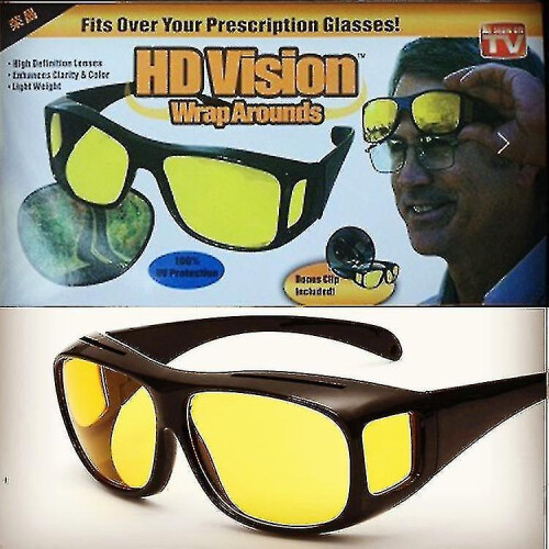 Night Vision Night Driving Glasses Uv Windproof 2