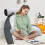 (Grey, B) Reading Pillow For Bed Back Rest Lumbar Support Arm  Lounger Pad 2