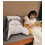 (Grey, B) Reading Pillow For Bed Back Rest Lumbar Support Arm  Lounger Pad 4