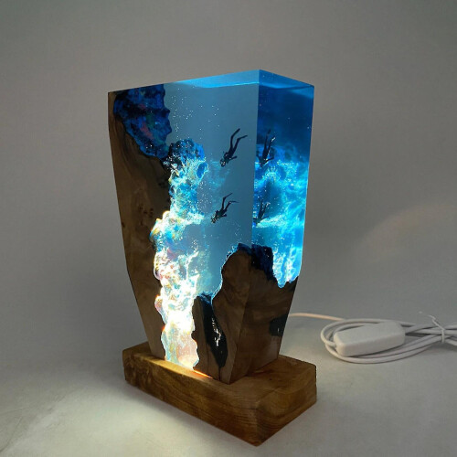 Diver Night Light Unique Decorative Gift Christmas Gift6 * 4 Inches