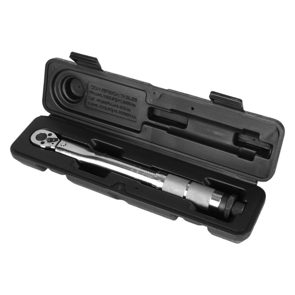 Square Drive Torque Wrench 5-25N.m Spanner Accuracy 3% Two-way Precise Ratchet Key Car Bike Repair Hand Tools 1/4 Inch Multifunctional