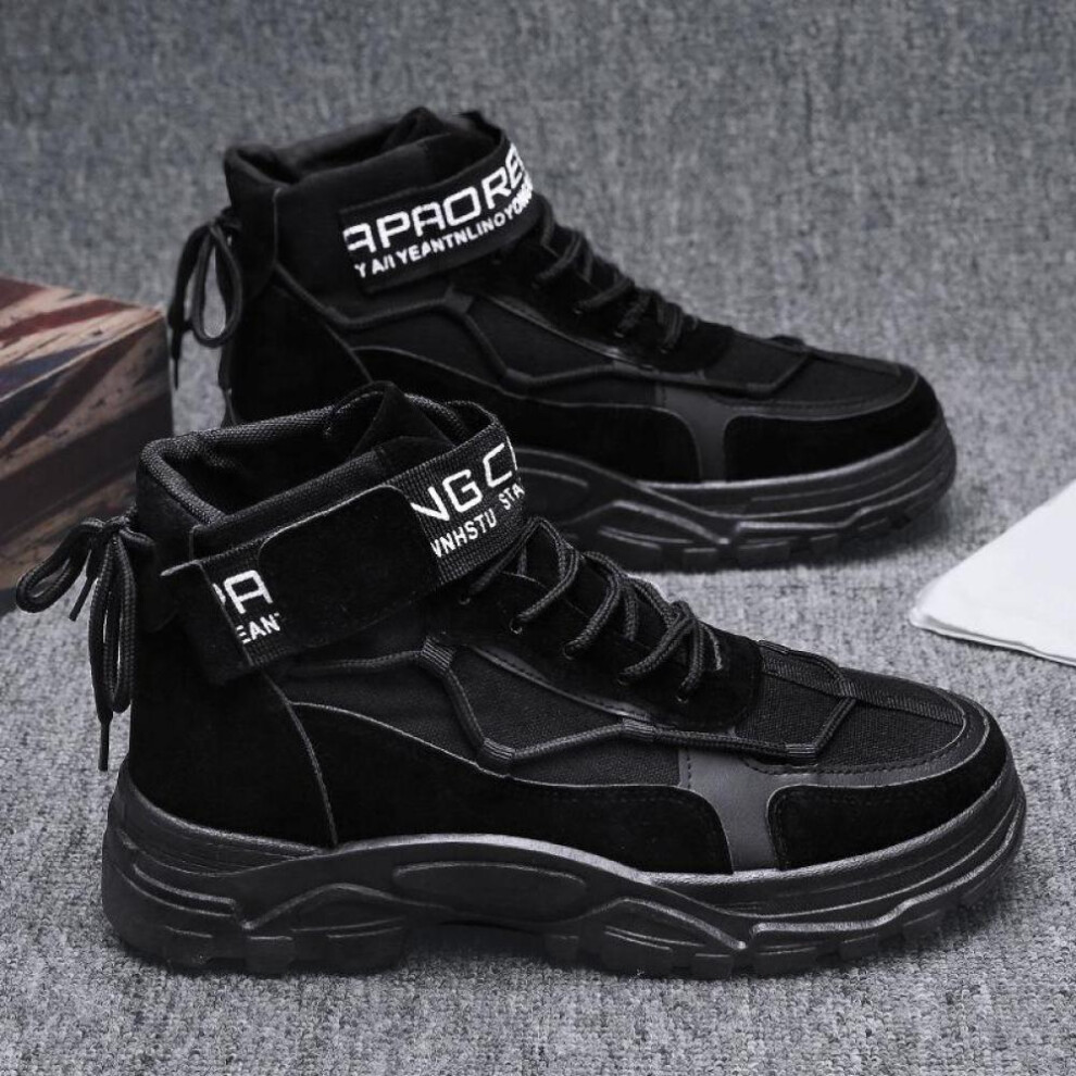 (black, 41) 2023 Men Boots Tactical Military Combat Boots Outdoor Hiking Winter Shoes Light Non-slip Men Desert Ankle Boots