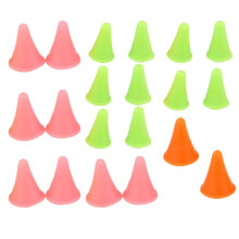 20pcs 2 Sizes Knit Knitting Crochet Needles Point Protectors/ Stoppers For Knitting Craft (Random Color)