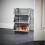 AuraHome® Large Plastic Shelf Storage Baskets (Set of 4) 3