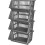 AuraHome® Large Plastic Shelf Storage Baskets (Set of 4) 1