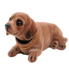 Dashboard Head Dogs Nodding Heads Car Dash Puppy For Car Vehicle Decoration (dachshund)