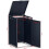 DWD® Double Wheelie Bin Hideaway with Firewood Rack & Tool Storage 6