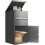 DWD® XL Parcel Drop Box W/ Hydraulic Lid, Anthracite Grey 3