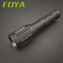 (BK Long light) Sotac  Modlit Cnc Plhv2 Flashlight Metal 1300 Lm Tactical High Power Socut Light White Led Airsoft Hunting Weapon Lamp Mlok Rail