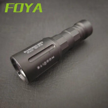 (BK Short light) Sotac  Modlit Cnc Plhv2 Flashlight Metal 1300 Lm Tactical High Power Socut Light White Led Airsoft Hunting Weapon Lamp Mlok Rail
