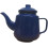 VG® Enamel Teapot with Handle & Lid, 1.3L, Traditional Flat Base, Blue 4