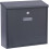 DWD® Premium Wall Mounted Lockable Letter Mail Box Anthracite Grey 4