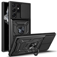 (black, Samsung Galaxy S23 Ultra) Slide Camera Case For Samsung Galaxy S24 Ultra S24 S23 Ultra S23 Plus S23 S22 A15 A35 A55 A14 A53 A73 Heavy Duty Protective Ring Cover