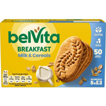 Belvita Breakfast Cereals and Milk Biscuits 225 g Pack of 10 Boxes