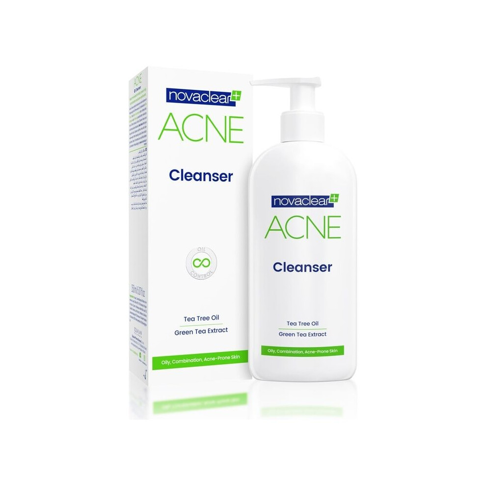 Novaclear Acne Cleanser 150ml |Deep Pore Cleanser |Acne Treatment |Oil-Control |Blemish-Fighting |Clears Pimples & Blackheads |Gentle Face Wash