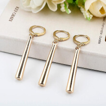 (Gold-2) Japanese Anime One Piece Theme Roronoa Zoro Earrings Cartoon Jewelry