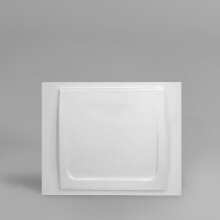 Nes Home Bathroom Gloss White 700 x 550mm Acrylic End Bath Panel