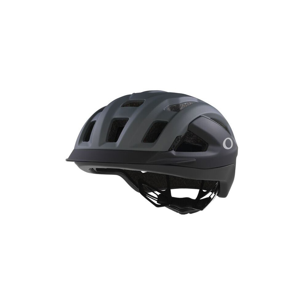 (L, Matte Poseidon/Black) Oakley ARO3 All Road 360 Fit System Antimicrobial Lining Matte Poseidon