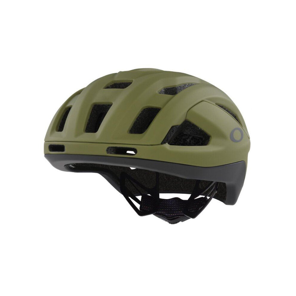 (L, Matte Fern) Oakley ARO3 Endurance Cycling Bike Helmet Detachable Visor Matte Fern