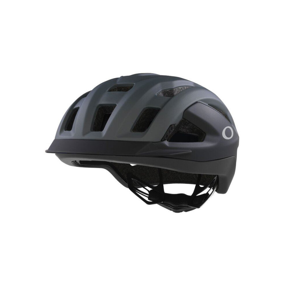 (M, Matte Grey Smoke/Retina Brown) Oakley ARO3 All Road 360 Fit System Antimicrobial Lining Matte Grey Smoke