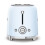 Smeg Smeg 50's Style Retro Range Breakfast Set, 1.7L 3000W Variable Temperature Kettle and Multi-Functional Control 2-Slice 950W Toaster 7