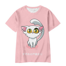 (160CM, YY7711) Cartoon Anime Suzume No Short-sleeved T-shirt Children For Girl Boy Girls Kids Print 3d Tshirts Child Baby Tops Clothing Clothes