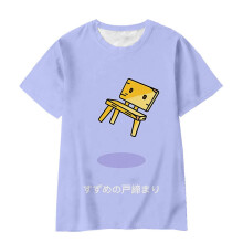 (160CM, YY7717) Cartoon Anime Suzume No Short-sleeved T-shirt Children For Girl Boy Girls Kids Print 3d Tshirts Child Baby Tops Clothing Clothes