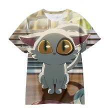 (160CM, YY7716) Cartoon Anime Suzume No Short-sleeved T-shirt Children For Girl Boy Girls Kids Print 3d Tshirts Child Baby Tops Clothing Clothes