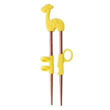 1pair Stainless Steel Chopsticks for Kids Cartoon Learning Chop Sticks Reusable Training Chopsticks Cute Children Tableware Set Y-rose Gold-1 Pair