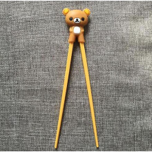 1 Pair Cute Bear Chopstick Learning Training Chopsticks Multi Color Kid Children Chinese Chopstick Learner Bear Brown