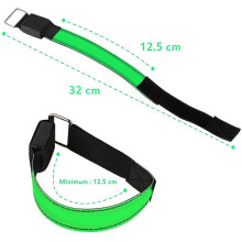 Led Wristband,4pcs Reflective Led Light Up Wristbands Light Band,green
