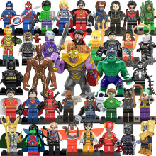 38 Avengers hero raccoon tree man super villain assembling building block minifigure toy