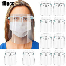 Face Mask Shield Protective Full Face Cover Safety Transparent Glasses Facial Guard