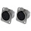 Xlr Female Jack 3 Pin - Panel Mount Jacks D Series Size Xlr-f - 4 Pack 3