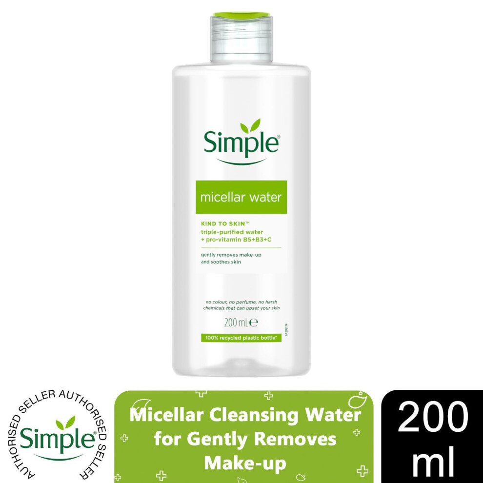 Simple Kind To Skin Micellar Cleansing Water - 200Ml