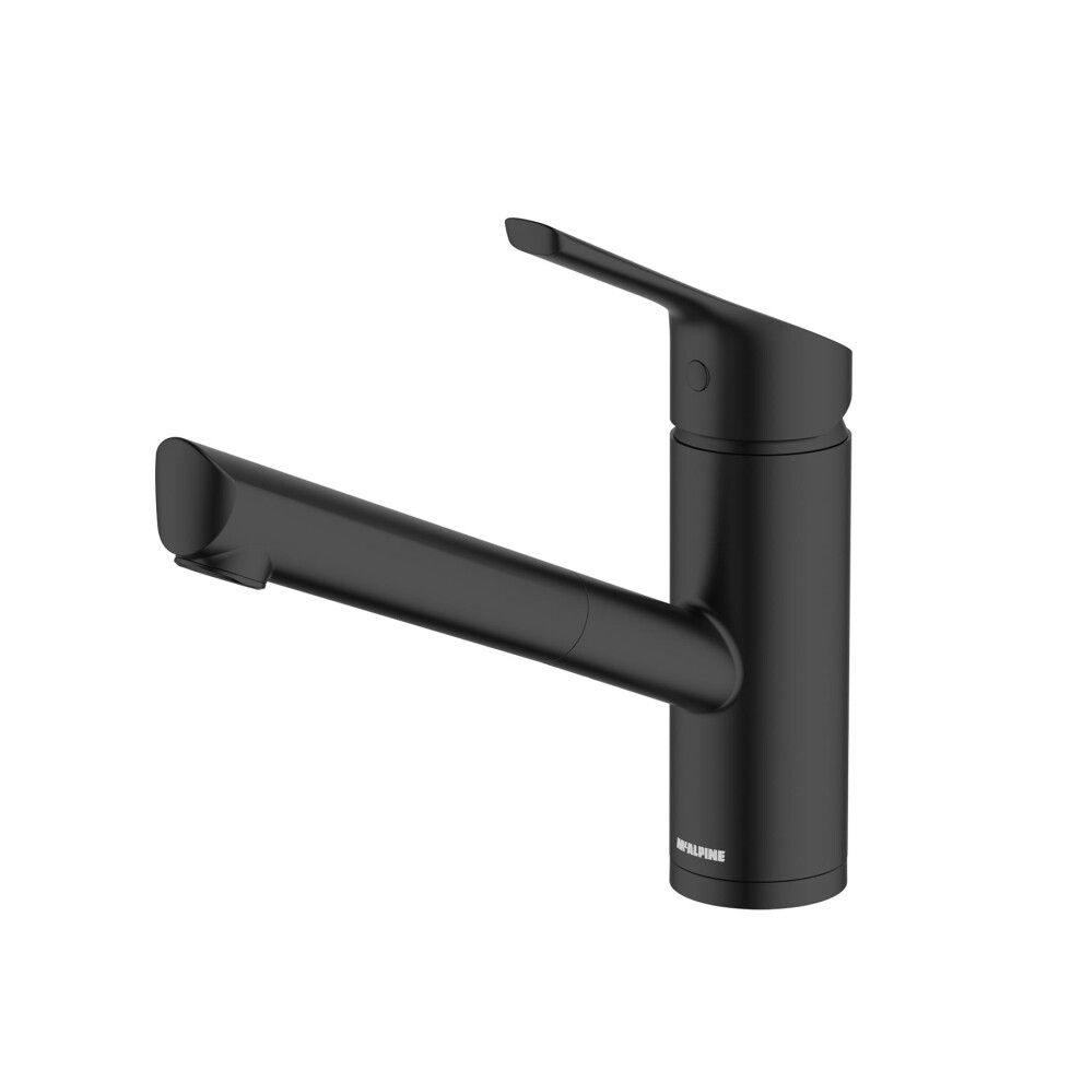 McAlpine Nethy Top Lever Pullout Basin Mixer Tap -  Matte Black