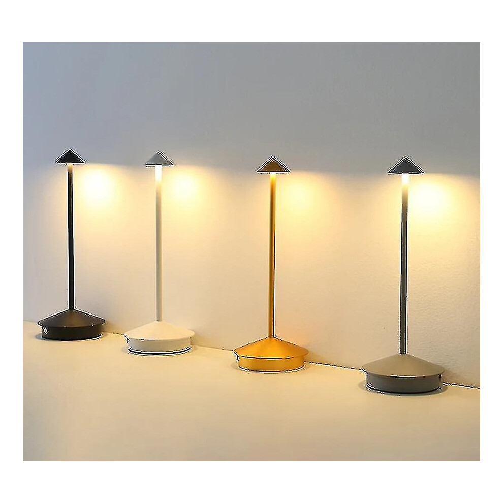 (brown) Rechargeable Table Lamp Creative Dining Touch Led Hotel Bar Coffee Pina Pro Table Lamp Lampada Da Tavolo Decorative Desk Lamp-image-OPC-PFTPT5S-NEW